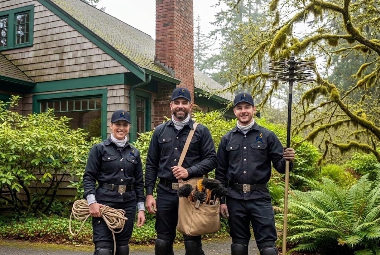 The local chimney sweep crew serving Bellevue, WA