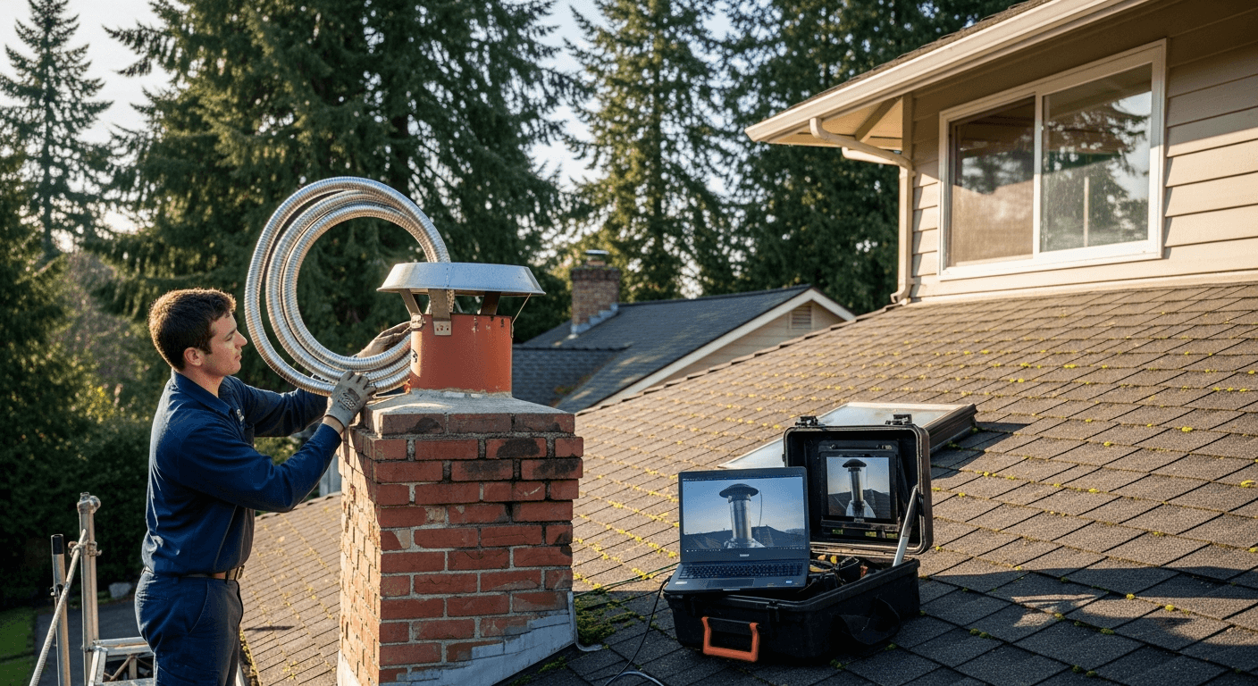Chimney Relining Cost in Bellevue, WA: $1,800–$7,500